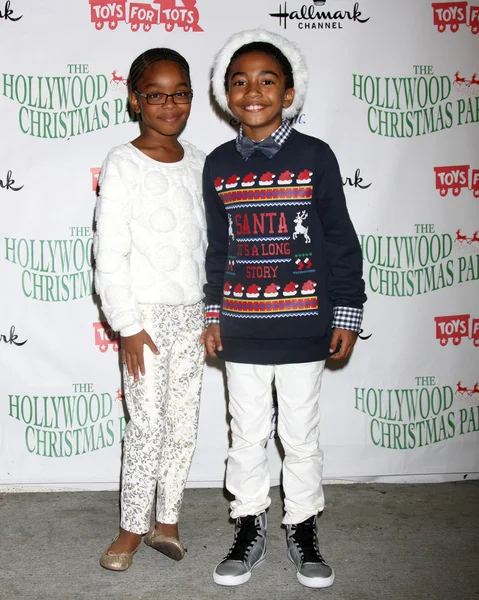 Marsai Martin, Miles Brown — Stock Photo, Image