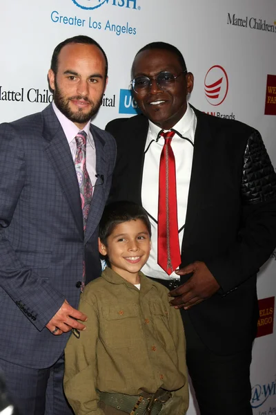 Landon Donovan, Jacob Angel, Randy Jackson – stockfoto