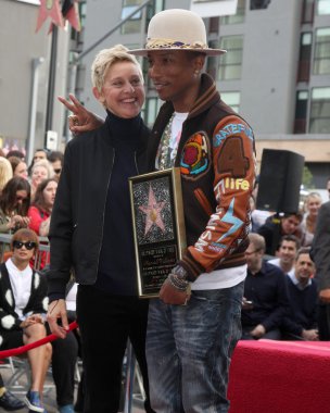 Ellen Degeneres, Pharrell Williams