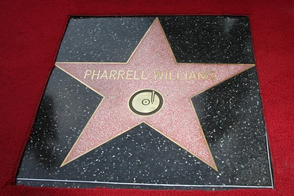 Pharrell Williams Star — Zdjęcie stockowe