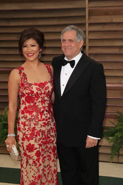 줄리 첸, Les Moonves — 스톡 사진