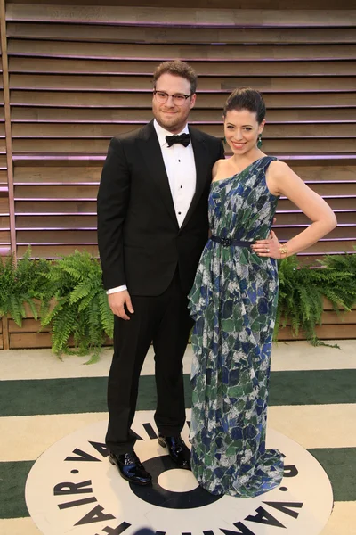 Seth Rogan, wife — Stock Photo, Image