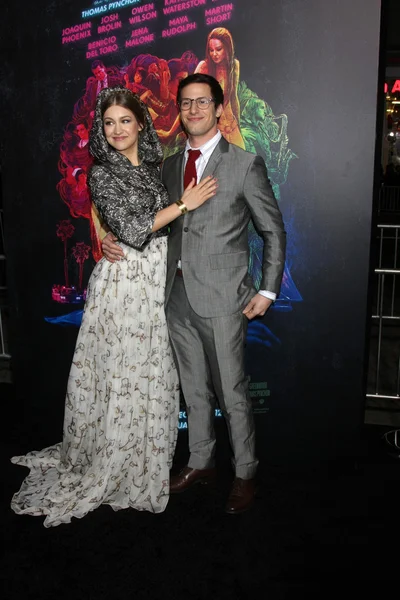 Joanna Newsom, Andy Samberg — Fotografia de Stock