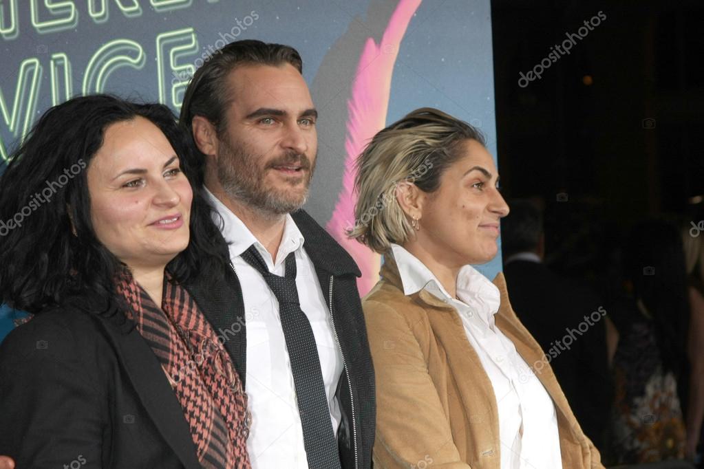 Rain Phoenix, Joaquin Phoenix, Summer Phoenix Stock Editorial Photo
