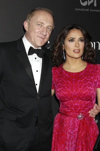 Francois-Henri Pinault, Salma Hayek — Foto de Stock