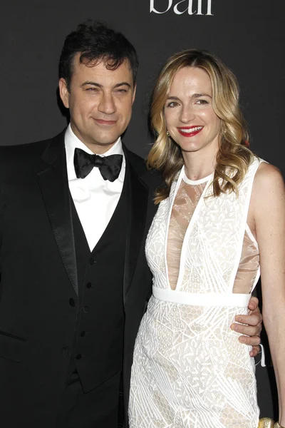 Jimmy Kimmel, Molly Mcnearney — Zdjęcie stockowe