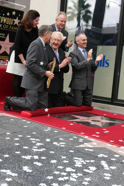 Don Mischer, Chamber officials, councilmen — Stock Photo, Image