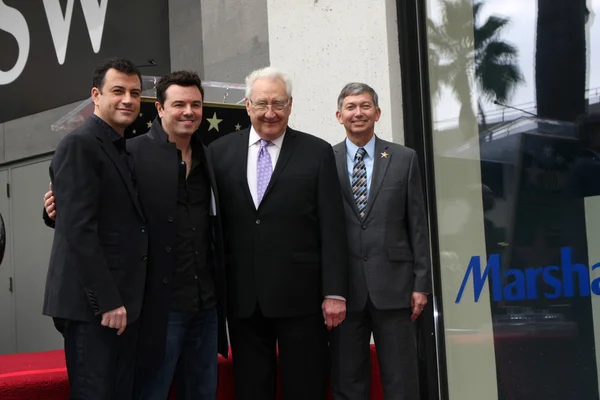 Jimmy Kimmel, Seth MacFarlane, Don Mischer, Leron Gubler — Stock Photo, Image