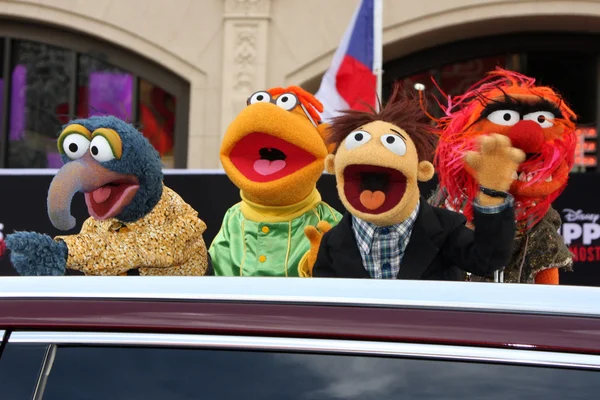 Sam the Eagle, Fozzie, Walter, Animal — Stock Photo, Image