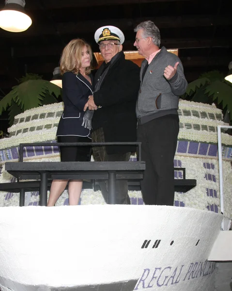 Jill Whelan, Gavin Macleod, Fred Grandy — Foto Stock