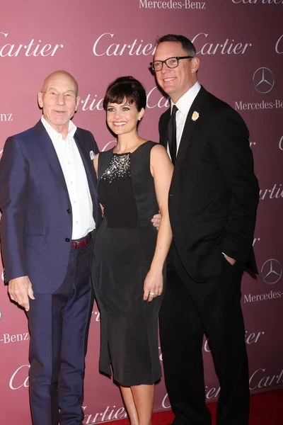 Patrick Stewart, Carla Gugino, Matthew Lillard —  Fotos de Stock