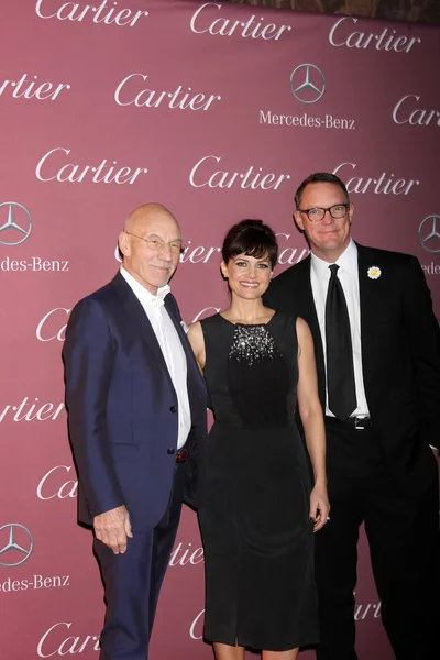 Patrick Stewart, Carla Gugino, Matthew Lillard — Foto de Stock