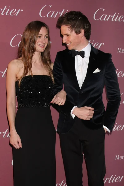 Hannah Bagshawe, Eddie Redmayne — Stock Photo, Image