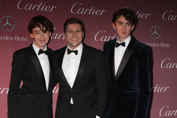 Alex Lawther, Allen Leech, Matthew Beard — Stock Photo, Image