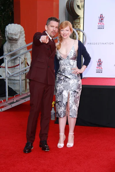 Ethan Hawke, Sarah Snook — Stock Photo, Image