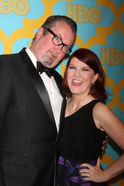 Chris Haston, Kate Flannery — Stock Photo, Image