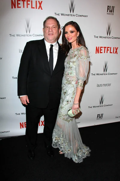 Harvey Weinstein, Georgina Chapman — Stock Photo, Image