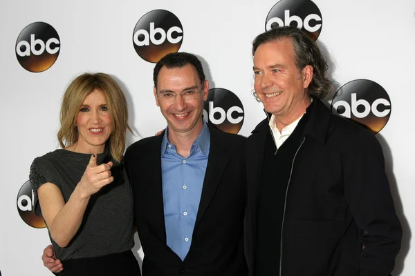 Felicity Huffman, Paul Lee, Timothy Hutton — Zdjęcie stockowe