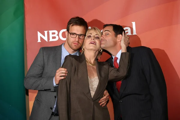 Sean Kleier, Joanna Cassidy, Andy Buckley — Stock Photo, Image