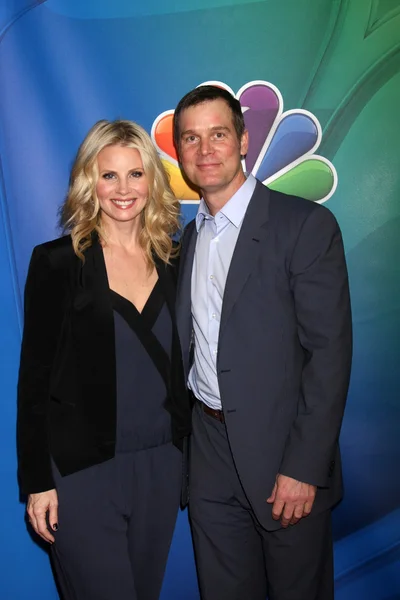 Monica Potter, Peter Krause — Stockfoto