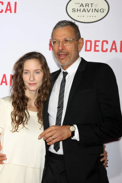 Emilie Livingston, Jeff Goldblum — Stock Photo, Image