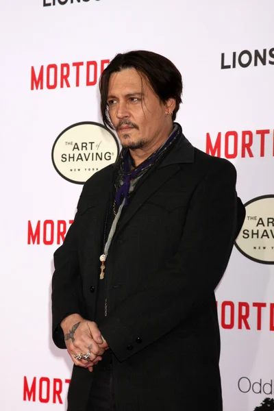 Johnny Depp Ordförande — Stockfoto