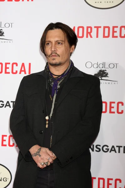 Johnny Depp Ordförande — Stockfoto