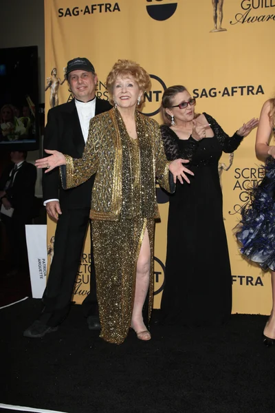 Todd Fisher, Debbie Reynolds, Carrie Fisher — Fotografia de Stock