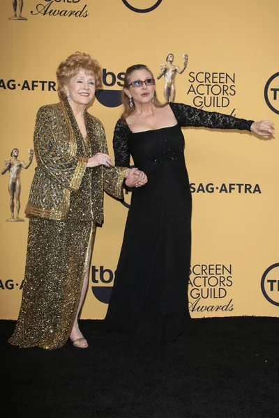 Debbie Reynolds, Carrie Fisher — Stockfoto