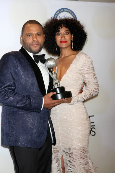 Anthony Anderson, Tracee Ellis Ross — Stock fotografie