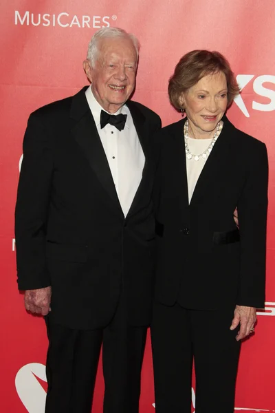 Bývalý americký prezident Jimmy Carter, bývalá první dáma Rosalynn Carter — Stock fotografie