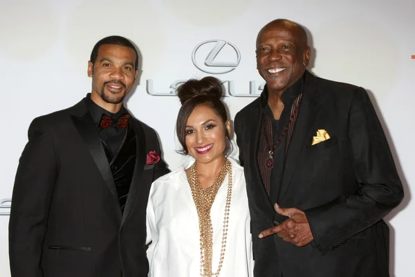 Aaron D. Spears, Estela Spears, Lou Gossett Jr. — Stockfoto