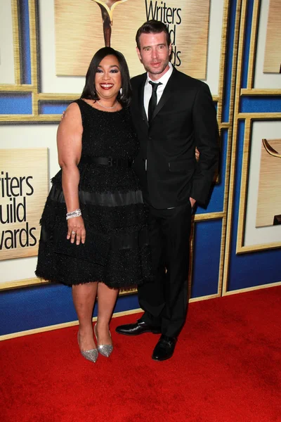 Shonda Rhimes, Scott Foley — Stok fotoğraf