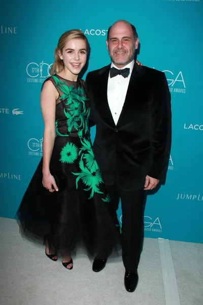 Kiernan Shipka, Matthew Weiner — Foto de Stock