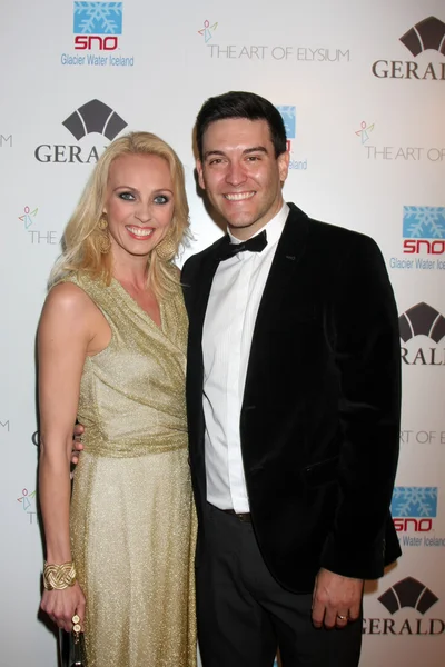 Camilla Dallerup, Kevin Sacre — Stock Photo, Image