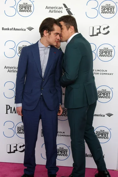 Ellar Coltrane, Ethan Hawke — Zdjęcie stockowe