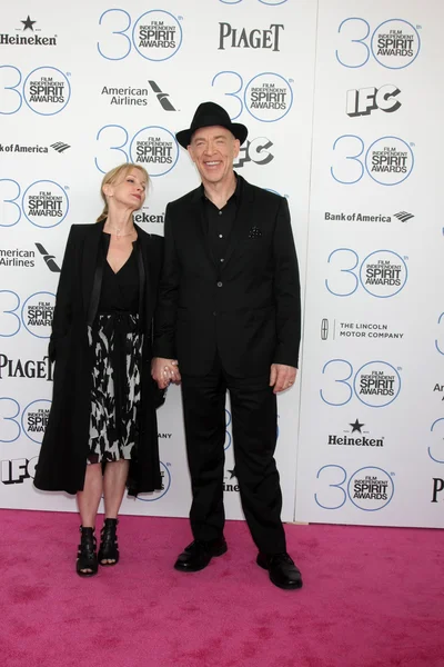 J.k. Simmons, Michelle Schumacher — Stockfoto