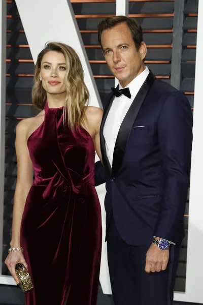 Arielle Vandenberg, Will Arnett — Stock fotografie