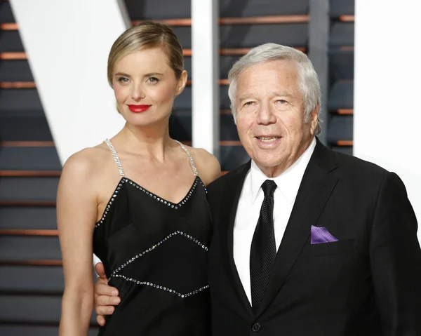 Ricki Lander, Robert Kraft — Stockfoto