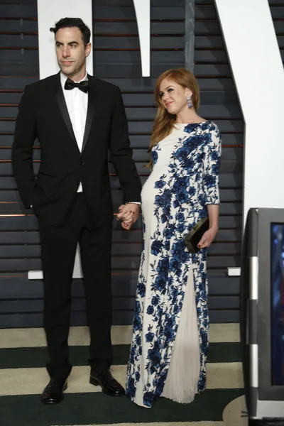 Sacha Baron Cohen, Isla Fisher — Stockfoto