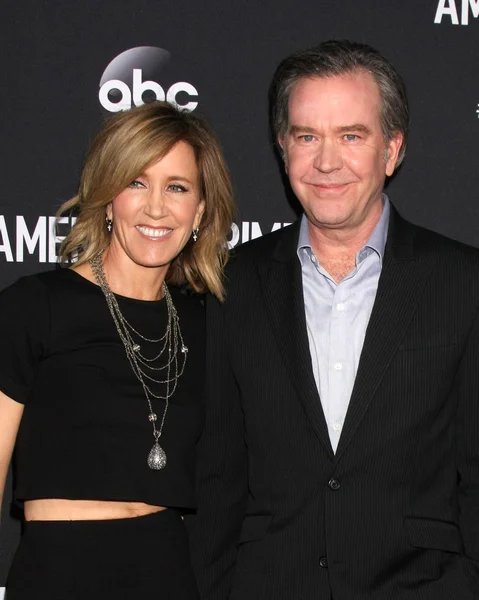 Felicity Huffman, Timothy Hutton — Stockfoto