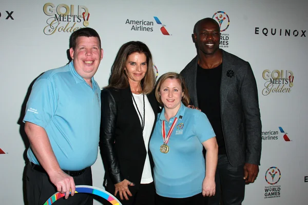 Maria Shriver, Terrell Owens — Stock Photo, Image