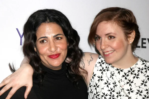 Jenni Konner, Lena Dunham — Zdjęcie stockowe