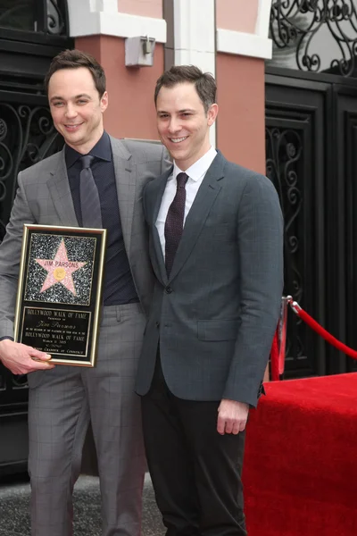 Jim Parsons, Todd Spiewak — Foto Stock