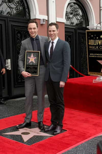 Jim Parsons, Todd Spiewak — Foto Stock