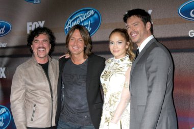 Scott Borchetta, Keith Urban, Jennifer Lopez, Harry Connick Jr.