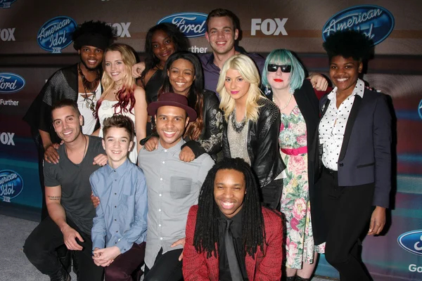 American Idol XIV Finalists — Stock Photo, Image