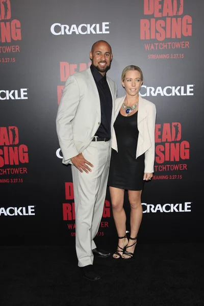 Hank Baskett, Kendra Wilkinson — Stok Foto