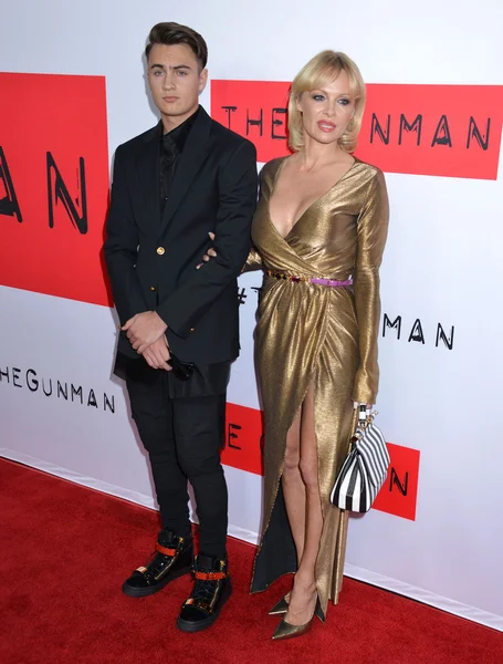 Brandon Thomas Lee, Pamela Anderson — Stockfoto