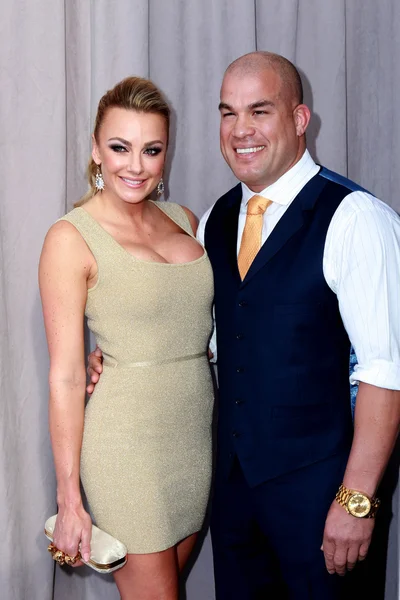 Tito Ortiz, Amber Miller — Stock Photo, Image